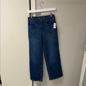 Old Navy Blue Flare Wide Leg Jeans